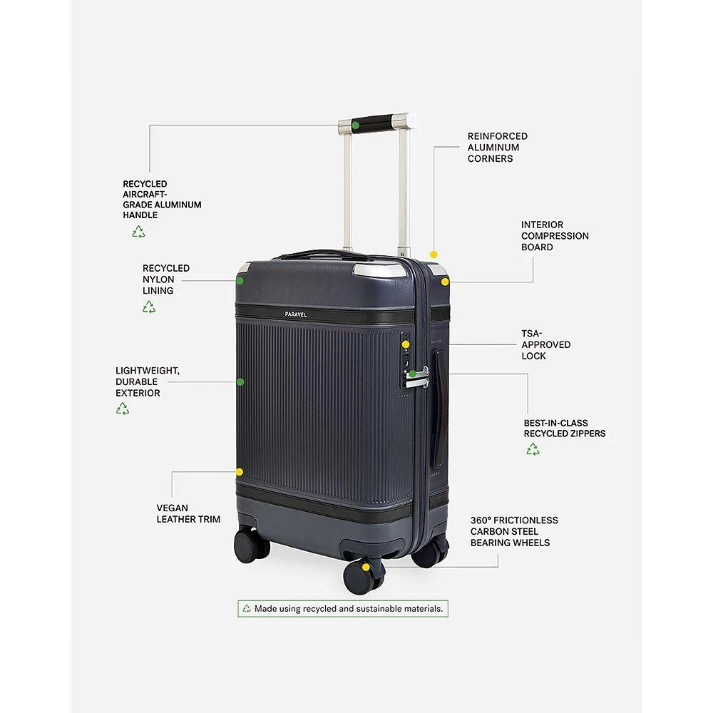 Paravel Aviator Carry On Plus Spinner Suitcase 5