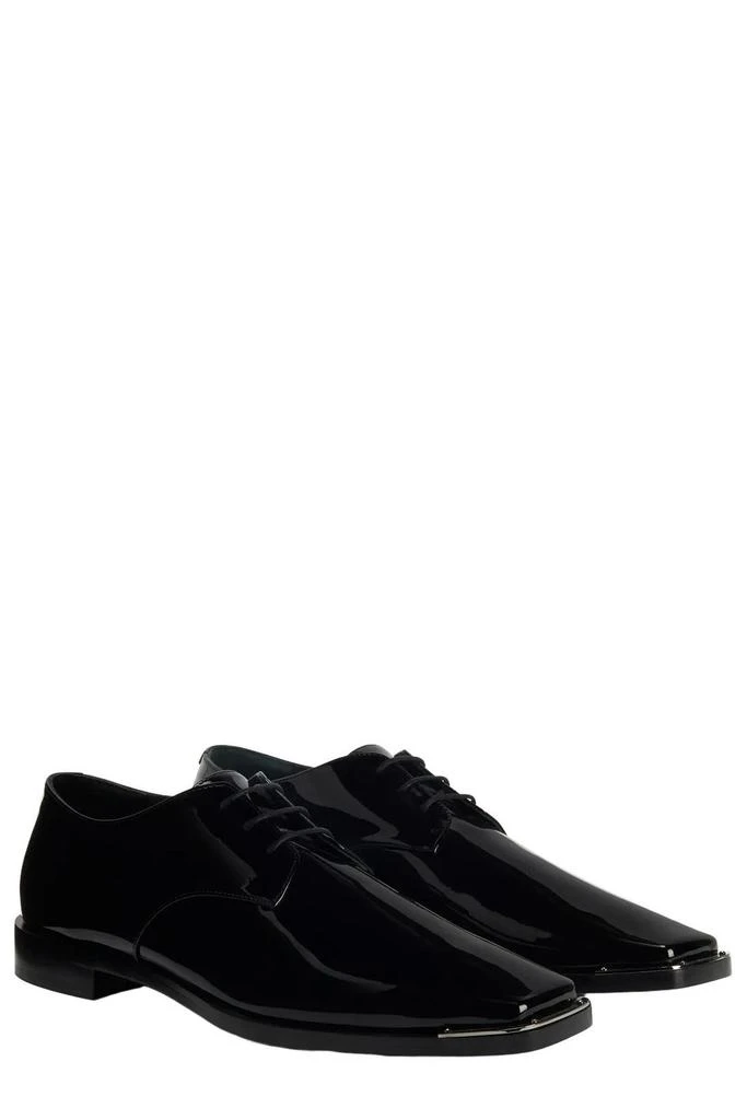 Giuseppe Zanotti Giuseppe Zanotti Patent Square-Toe Lace-Up Shoes 2
