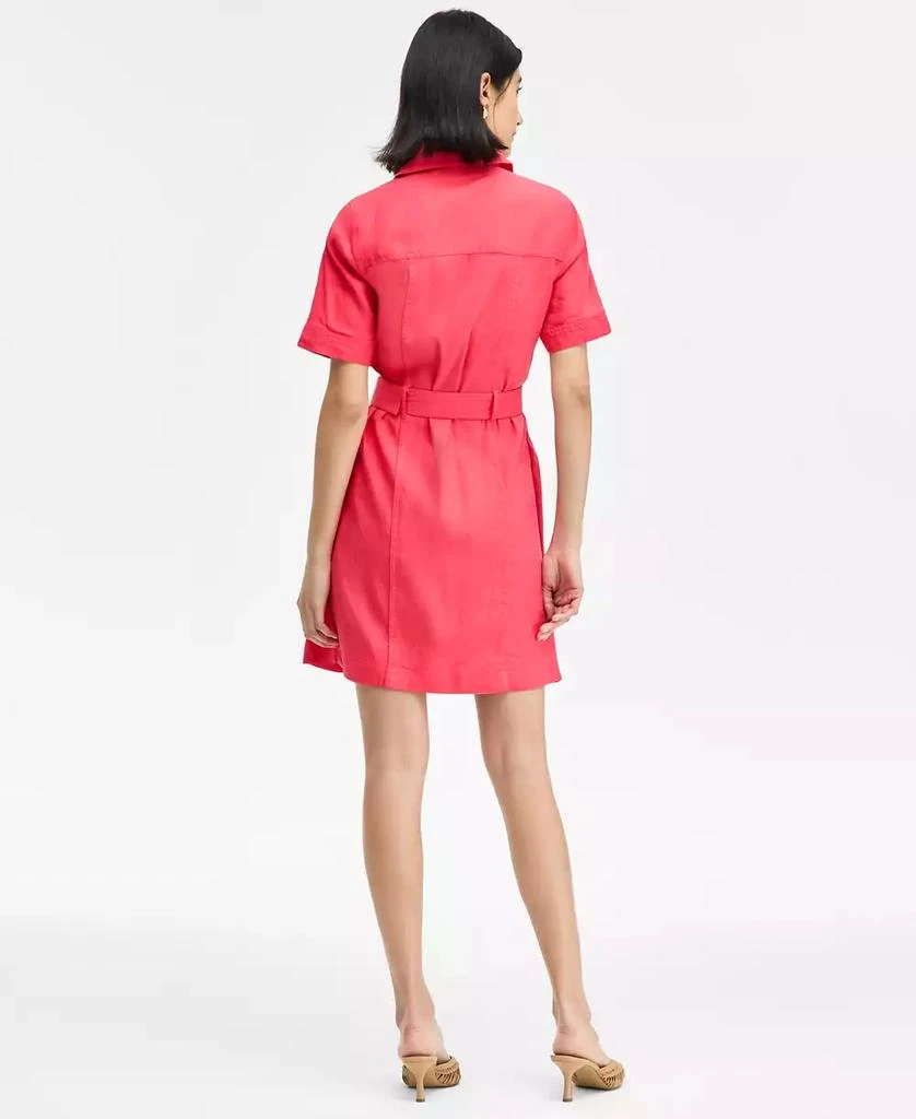 INC International Women's Linen-Blend Belted Mini Dress, Exclusively at Macy's 5