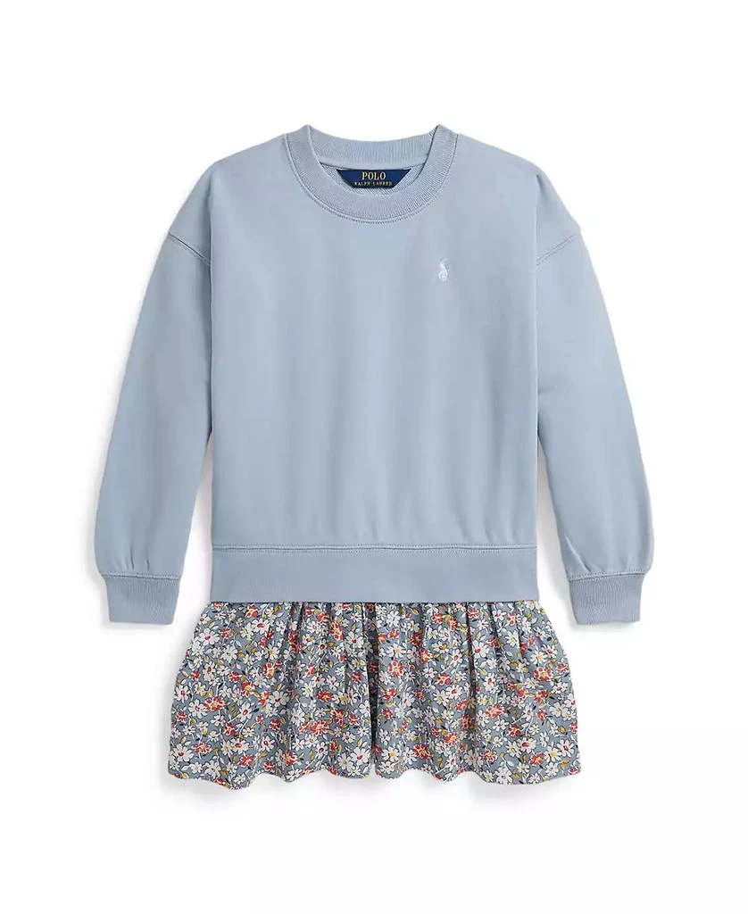 Ralph Lauren Girls
 2T-6X Floral-Skirt French Terry Dress