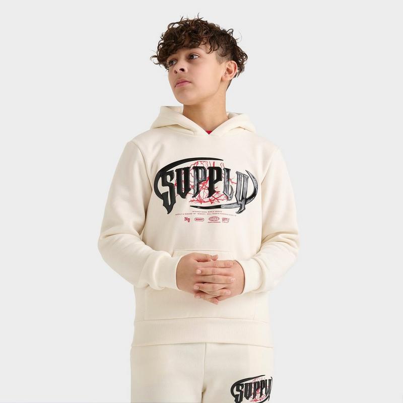 SUPPLY & DEMAND Kids' Supply & Demand Chrome Pullover Hoodie