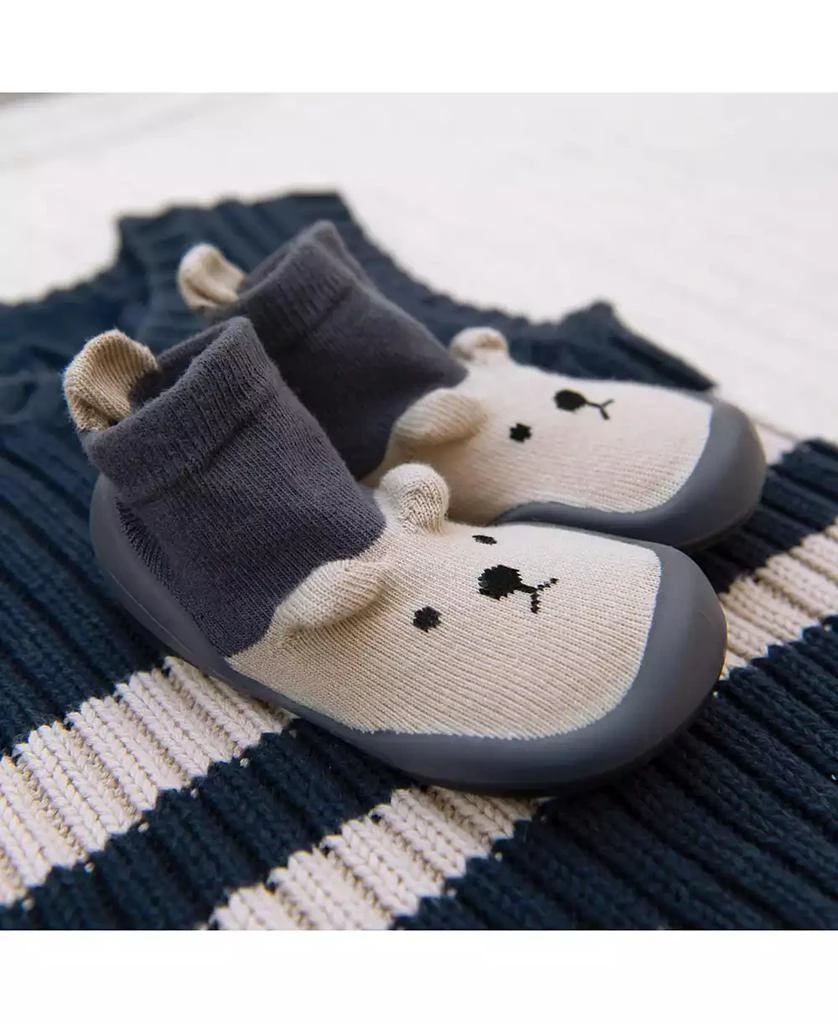 Komuello Baby Boy First Walk Sock Shoes Little Cub 4