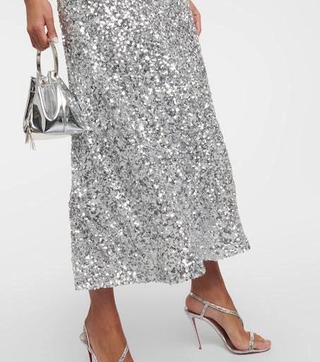selfie leslie white midi dress Floating By Pleated Neckline Mesh Midi Dress White