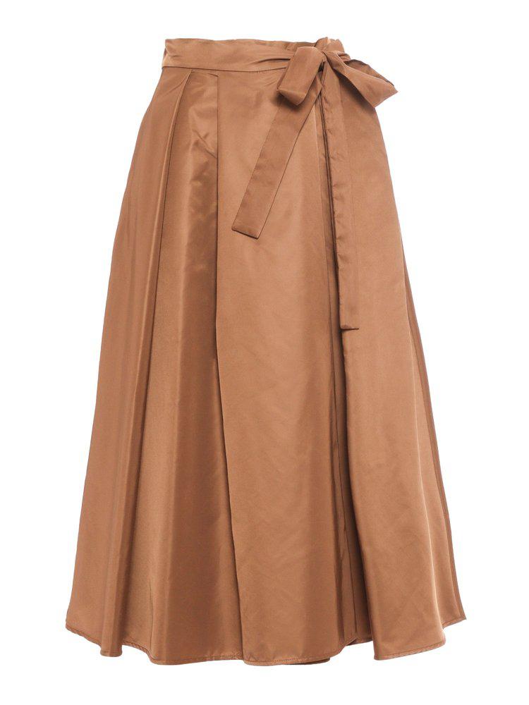 スカート Max Mara Floor-Length Brown Skirt Silk skirt | Max Mara