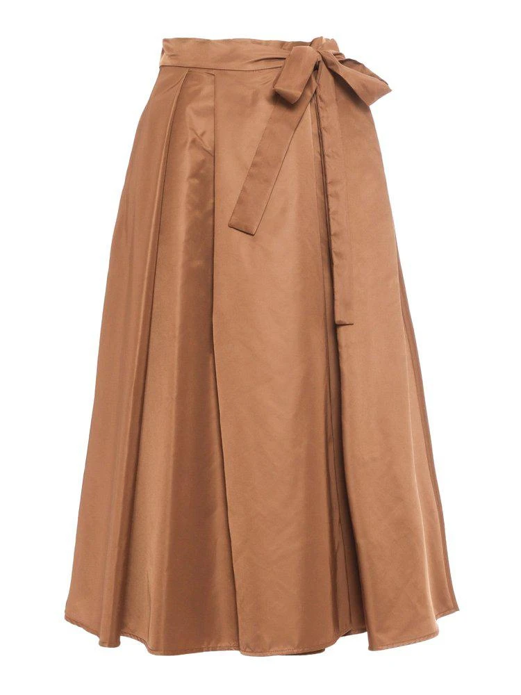 Weekend Max Mara Weekend Max Mara Tied Pleated Skirt 1
