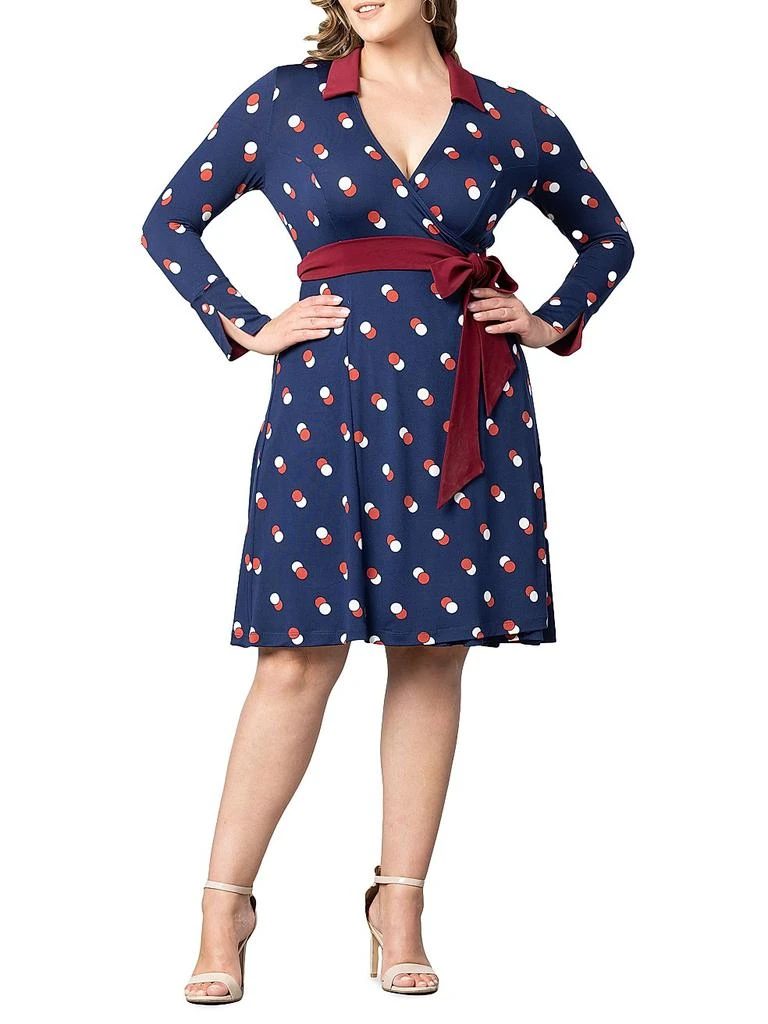 Kiyonna Plus Sophisticate Wrap Dress 2