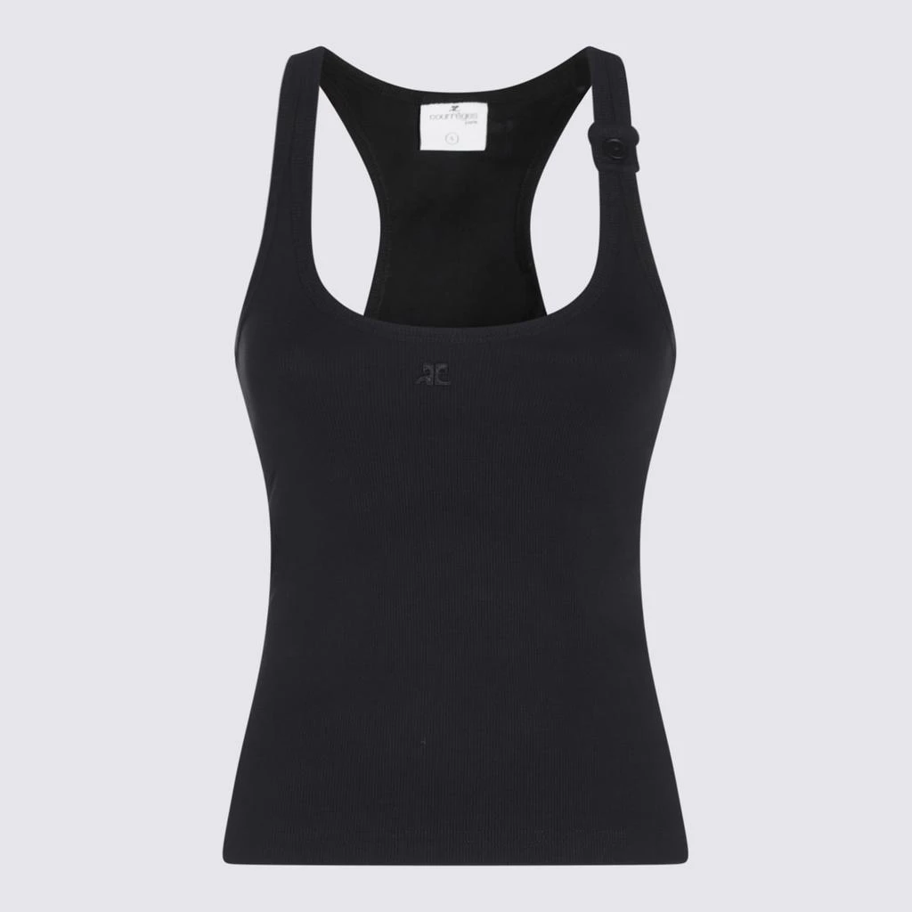 Courrèges Black Cotton Top 1