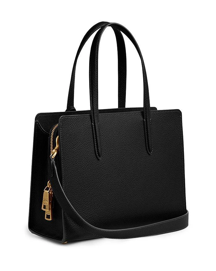 Coach Carter 28 Small Polished Pebble Leather Carryall Travel Bag 5
