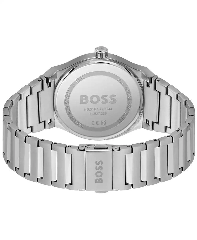 Hugo Boss Men's Candor Quartz Basic Calendar Stainless Steel Watch 41mm 3