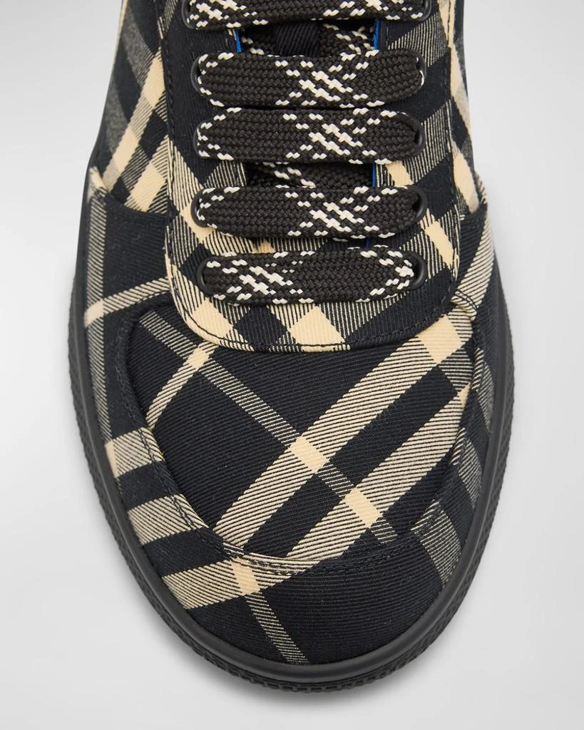 Burberry Men's Check Low-Top Sneakers 6