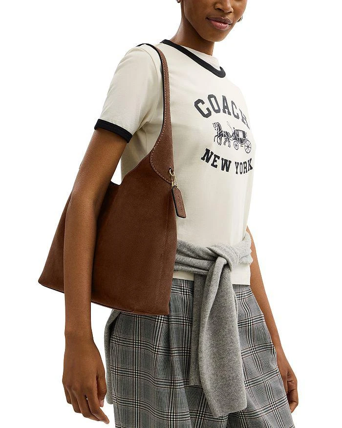 Coach Brooklyn 34 Suede Shoulder Bag 2