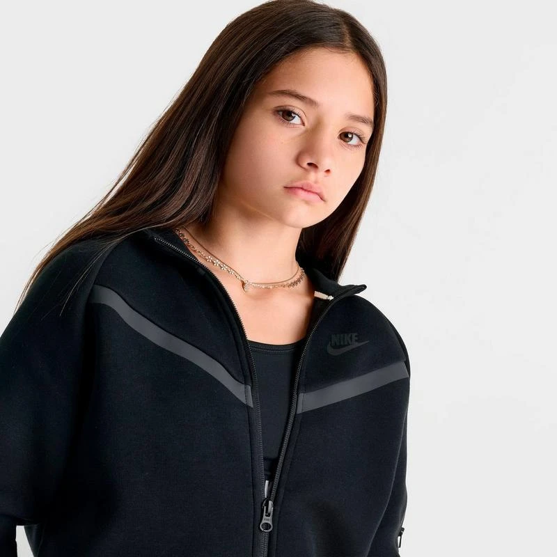 NIKE Girls
 Nike Sportswear Tech Fleece Full-Zip Hoodie 5