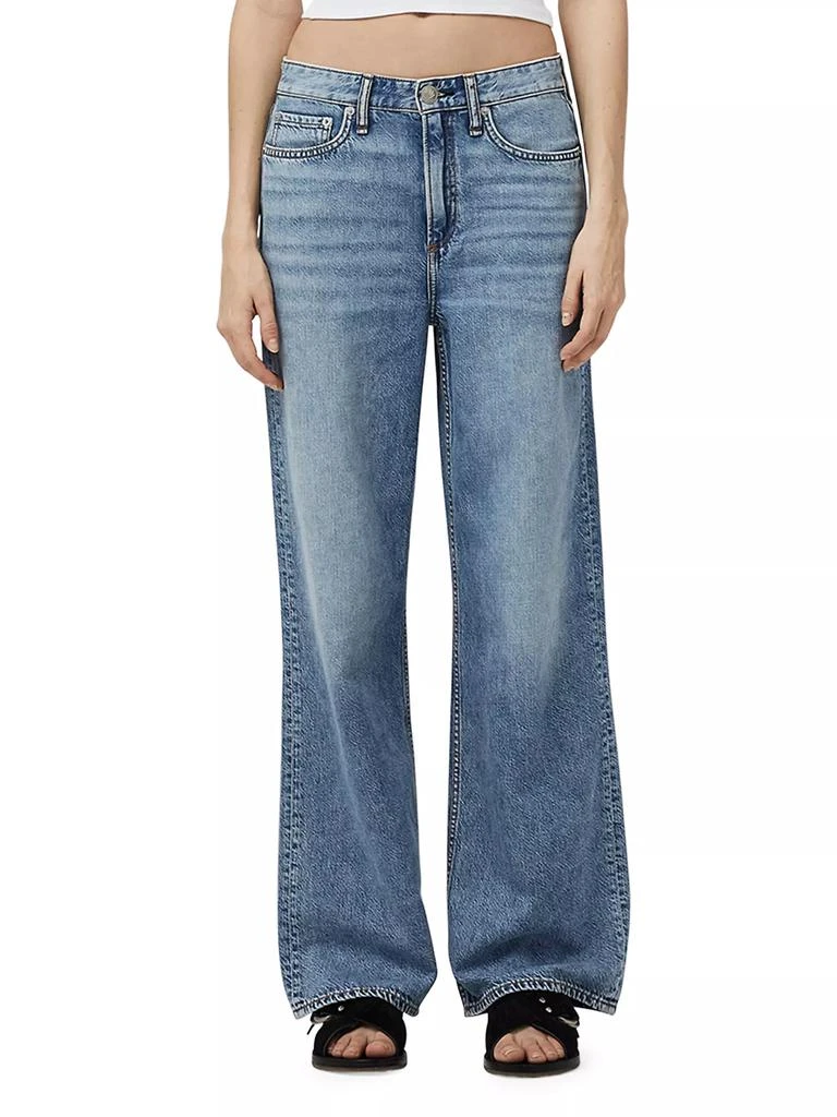 rag & bone Featherweight Logan Wide-Leg Jeans 3