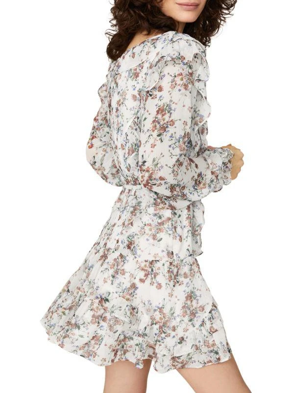 MARISSA WEBB Floral One-Shoulder Minidress 3
