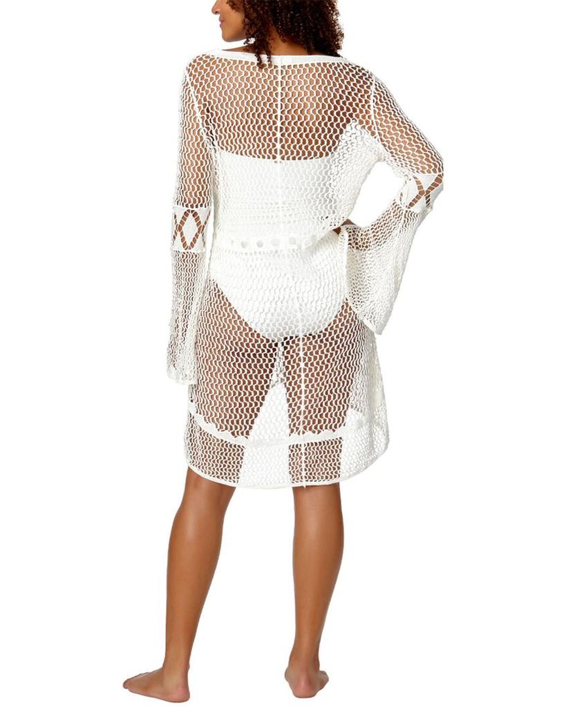 Ibiza IBIZA High Low Crochet Cover-Up Dress