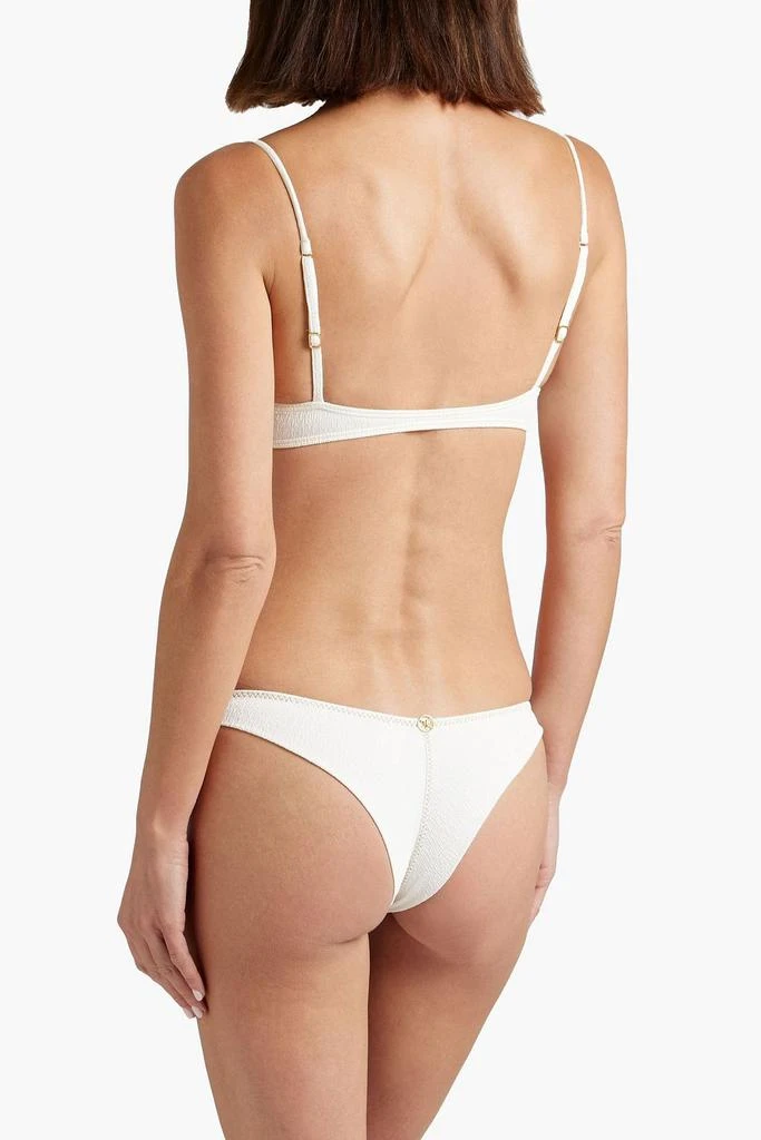 VIX PAULA HERMANNY Cloqué knotted bikini top 3