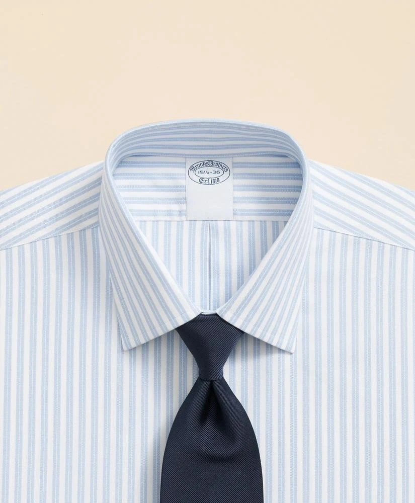 Brooks Brothers Stretch Supima® Cotton Non-Iron Ainsley Collar, Stripe Dress Shirt 2