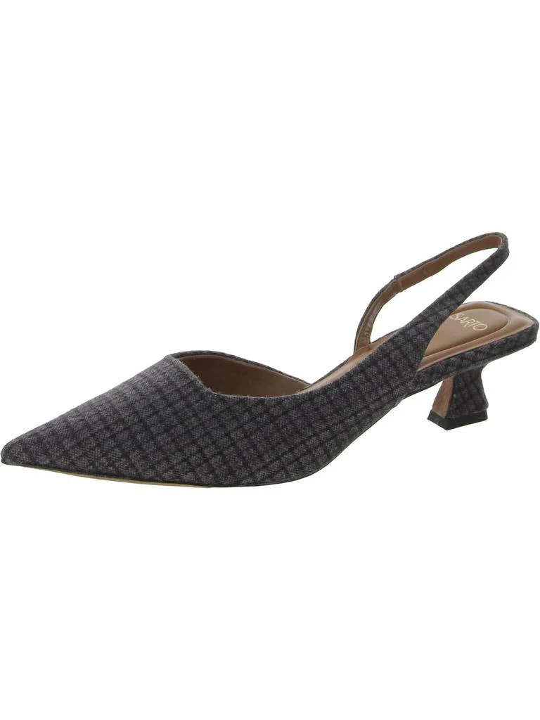 Sarto Franco Sarto Devin Womens Comfort Insole Pointed Toe Slingback Heels 6