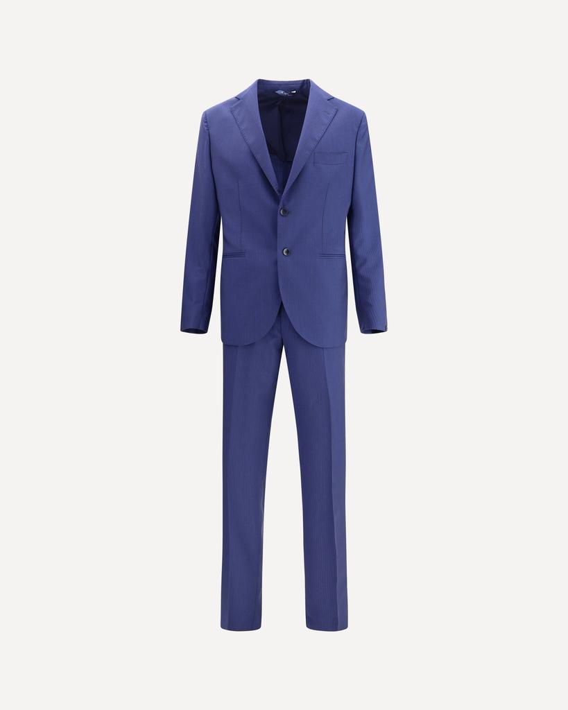 GI CAPRI Striped Virgin Wool Suit