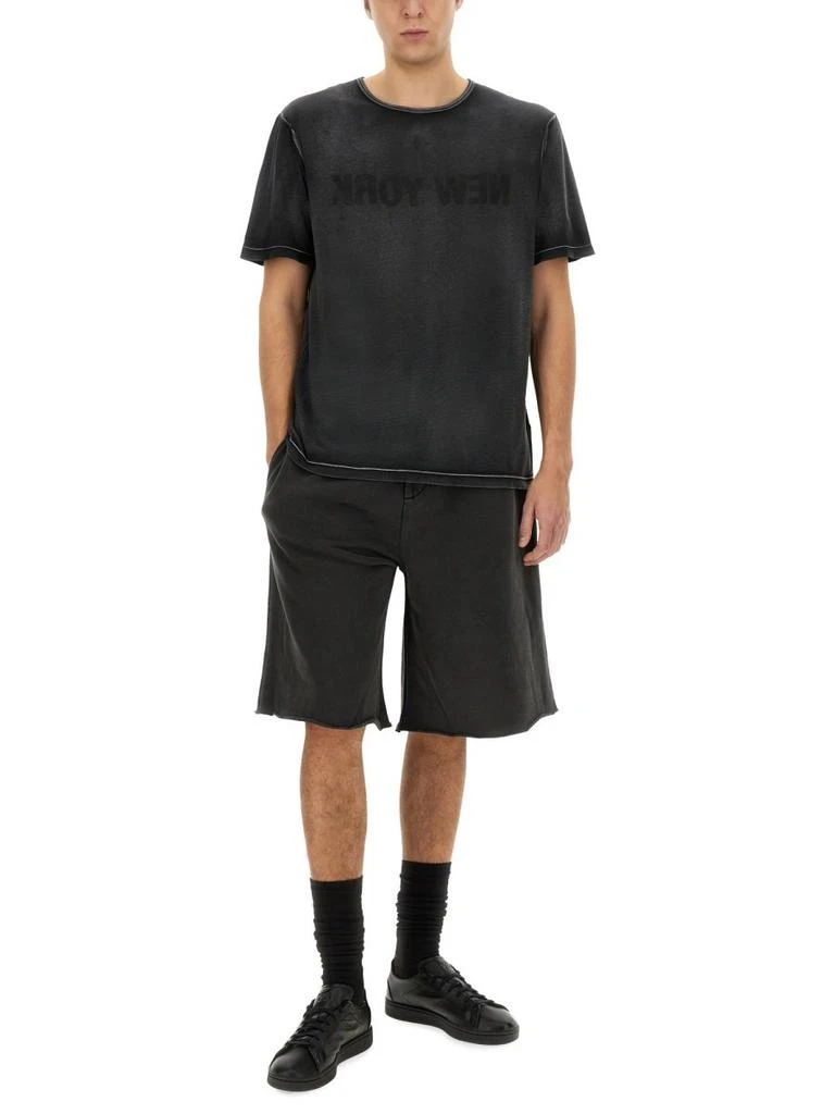 Helmut Lang Helmut Lang Garment-Dyed Upstate Shorts 4