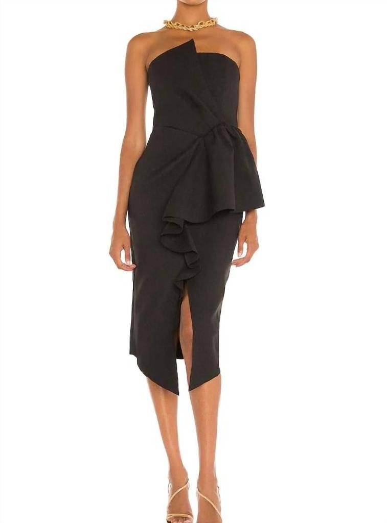 Elliatt Reception Dress In Black