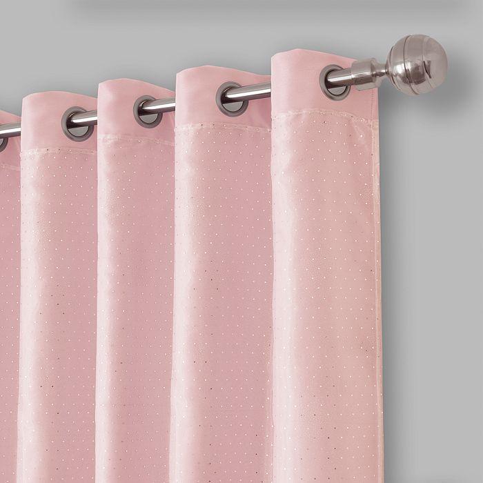 Elrene Home Fashions Aurora Kids Room Darkening Layered Sheer Curtain Panel, 52" x 63"