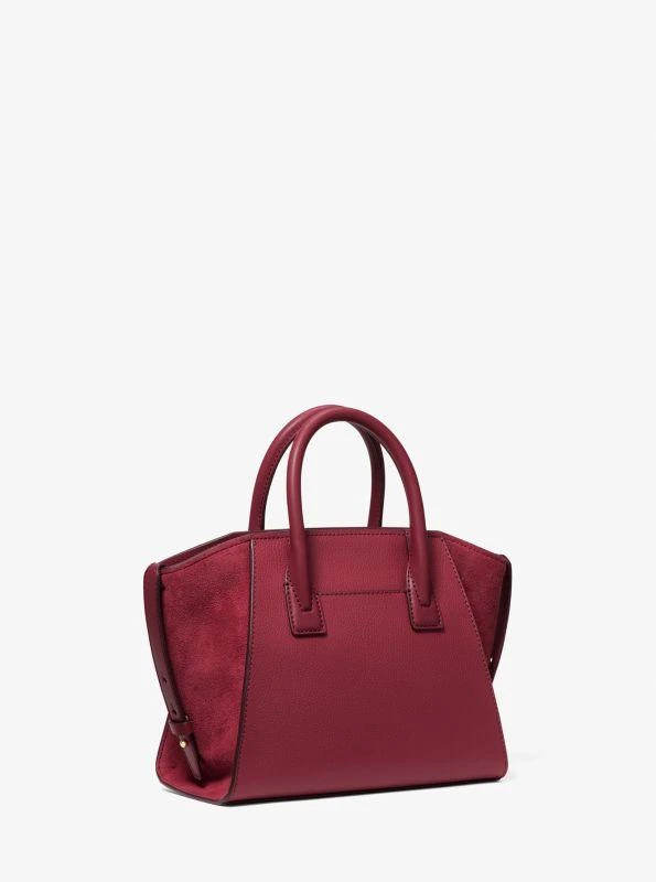 Michael Kors Avril Small Pebbled Leather Satchel 3