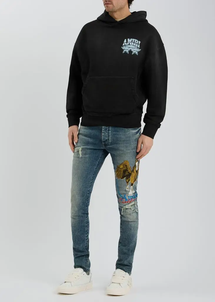 AMIRI Championship hooded cotton sweatshirt 4