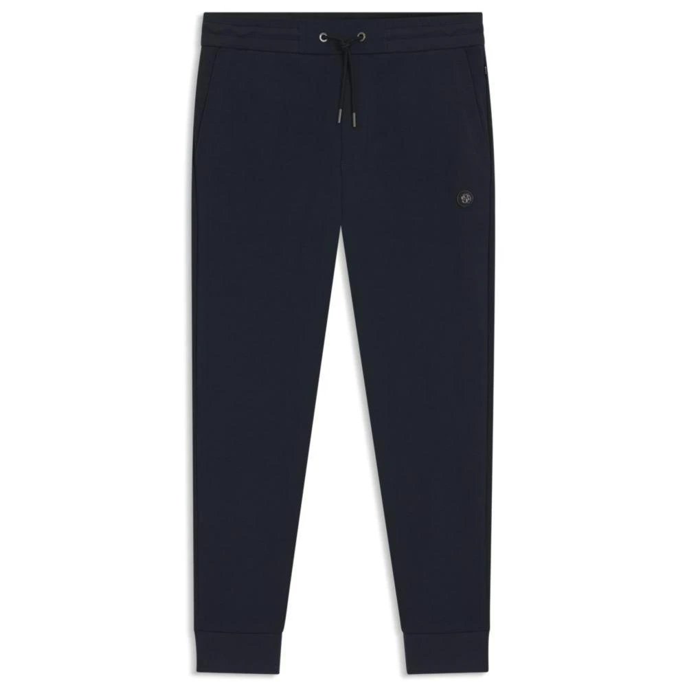 Hugo Boss Cotton-blend sweatpants with Double B monogram