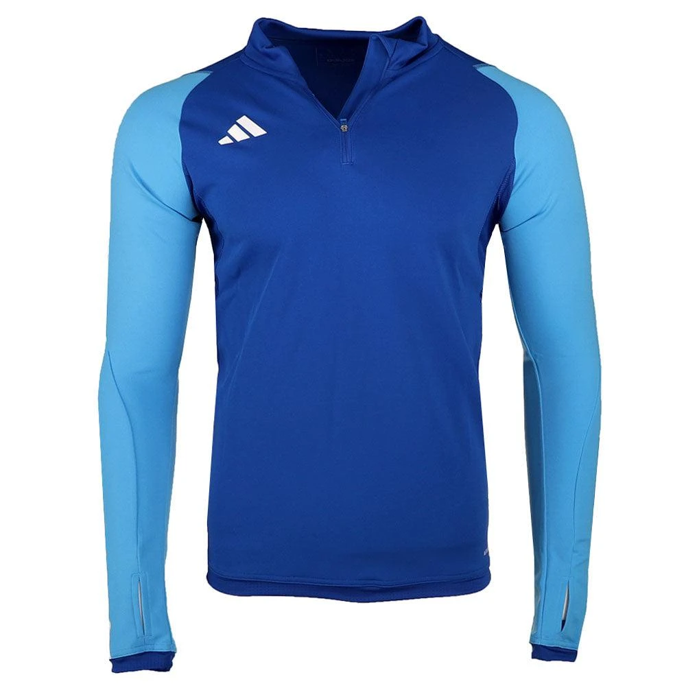 Adidas Tiro23 Competition Mock Neck Long Sleeve Quarter Zip Pullover