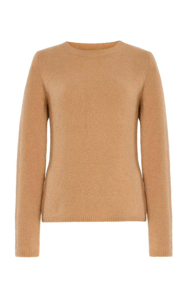 Sergio Hudson Sergio Hudson - Crewneck Cashmere-Wool Sweater - Nude - S - Moda Operandi 1