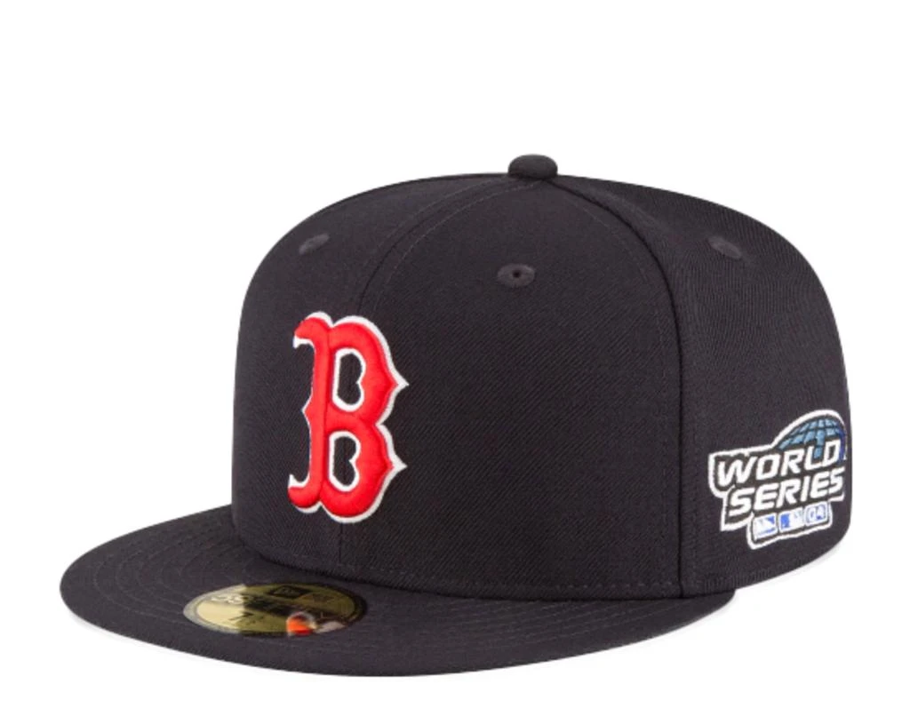 New Era 59Fifty MLB Boston Red Sox 2004 World Series Navy Fitted Hat 11783657 1