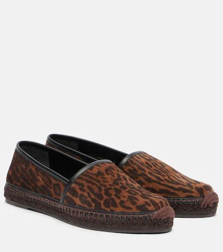 Tom Ford Leopard-print suede espadrilles 1