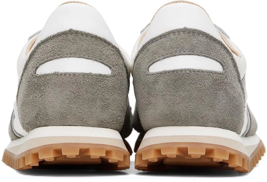 Spalwart White & Gray Marathon Trail Low Sneakers 2