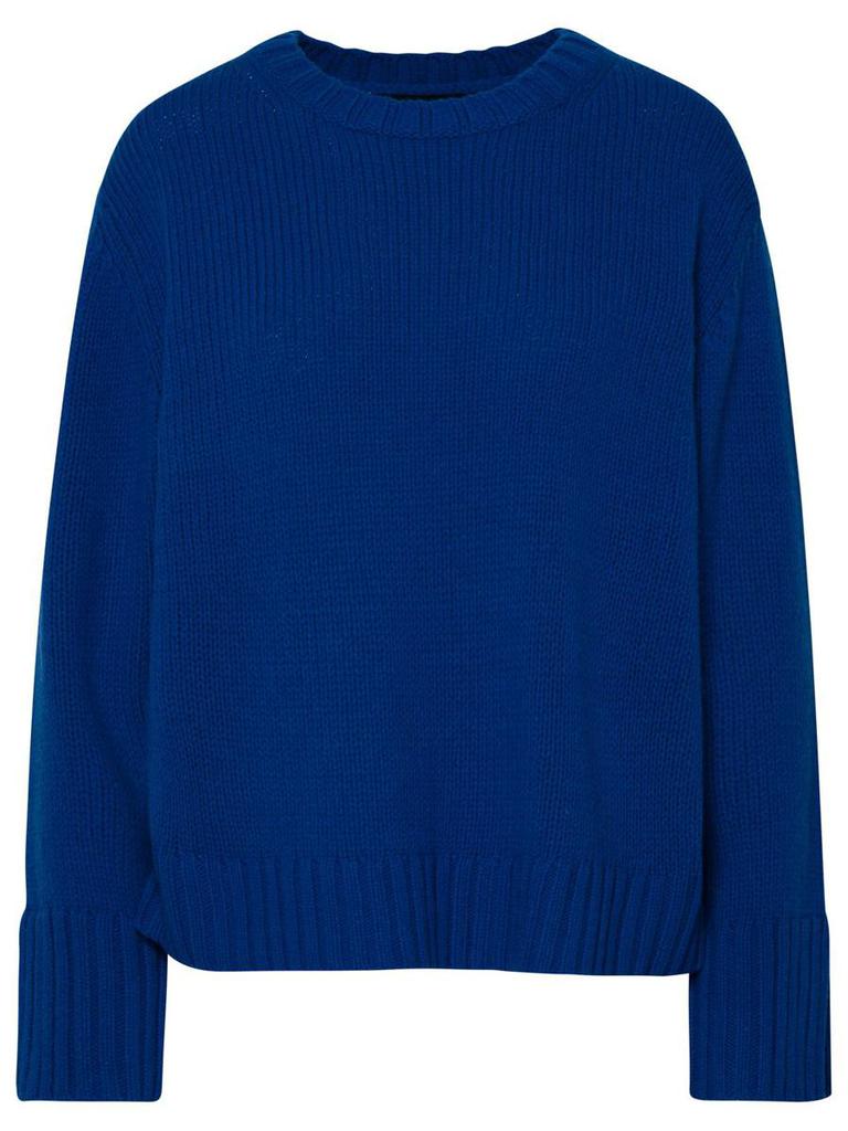 360 Cashmere 360 Cashmere 'Karine' Sweater In Blue Cashmere Blend