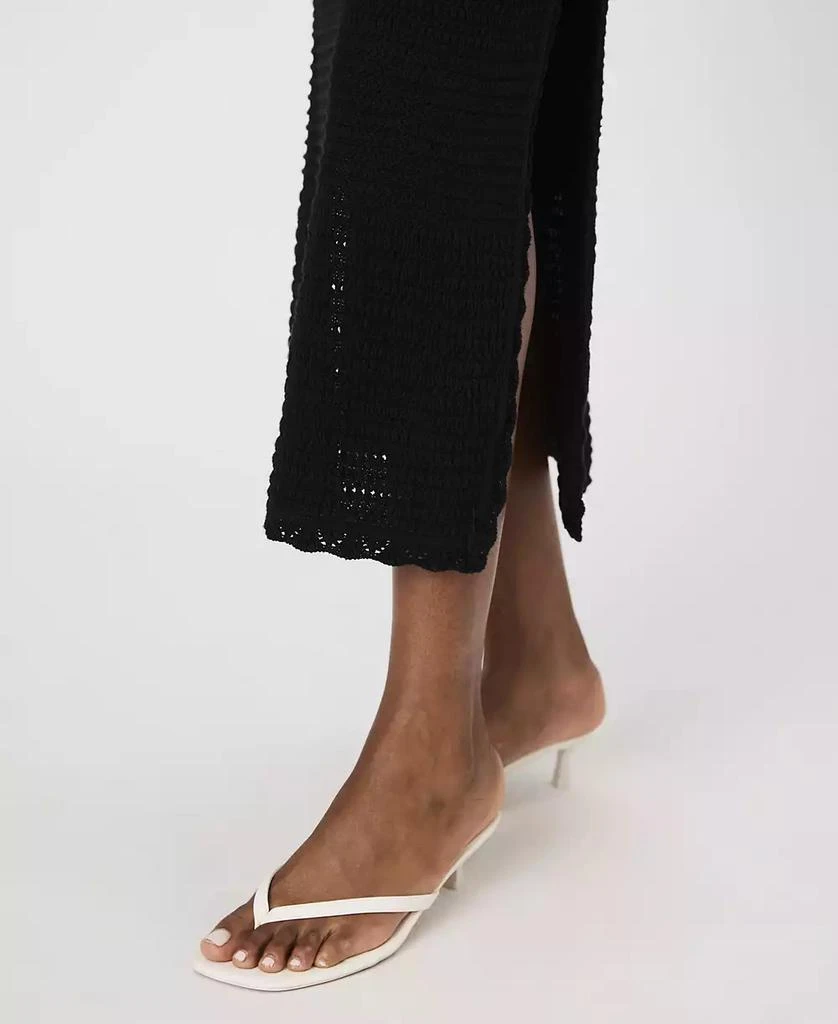 French Connection Women's Nellis Cotton Side-Slit Skirt 4