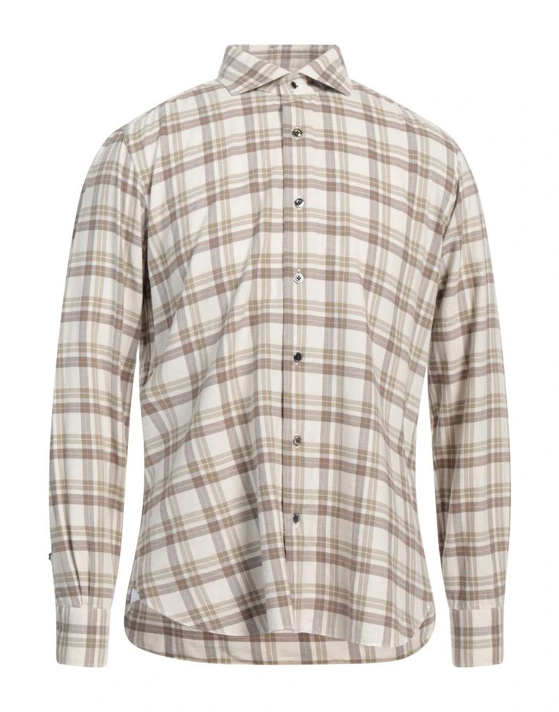 BARBA NAPOLI Checked shirt 1