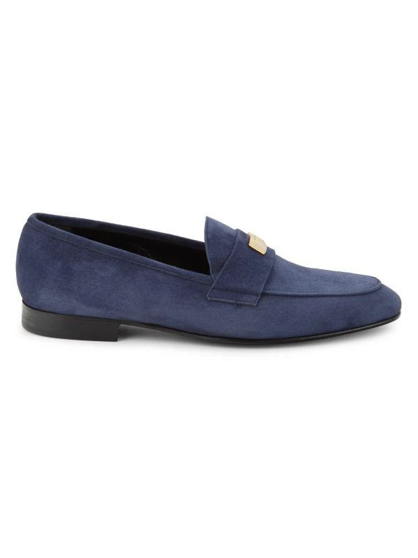 Shop Logo Suede Loafers on Sale at BeyondStyle – Get 71% Off 