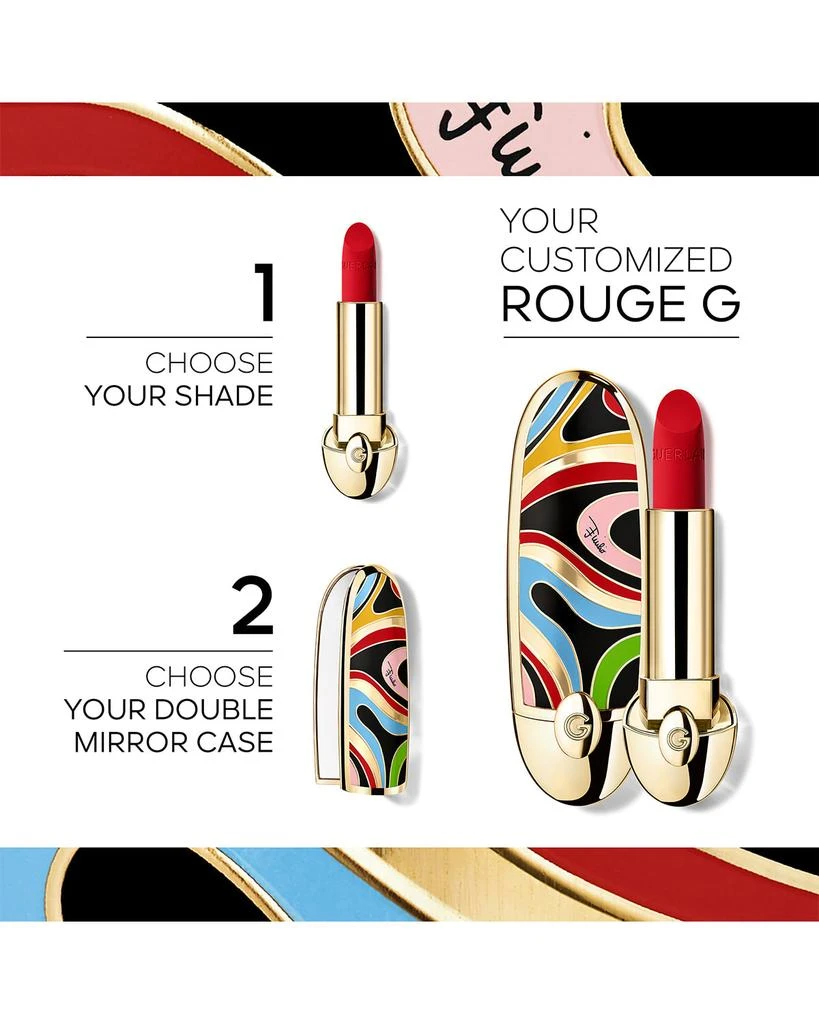 Guerlain x Pucci Rouge G Customizable Satin Lipstick Refill 3