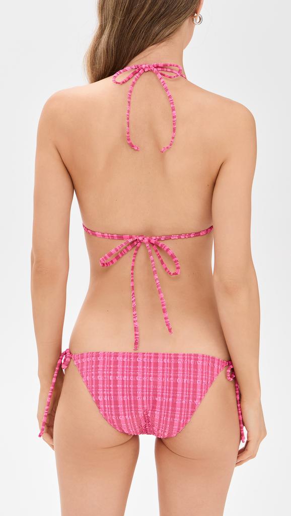 LISA MARIE FERNANDEZ Retro Padded Triangle Bikini Set