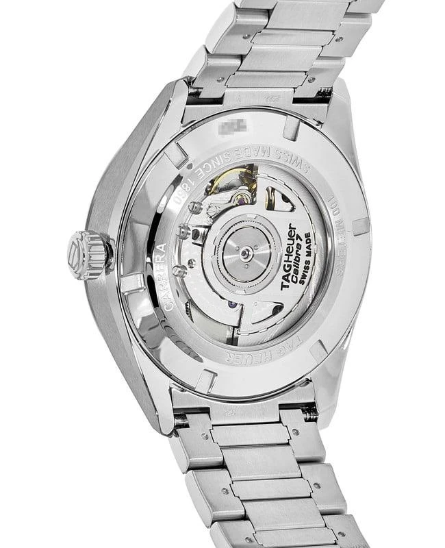 TAG Heuer Tag Heuer Carrera Calibre 7 Twin Time Automatic Blue Dial Steel Men's Watch WBN201A.BA0640 2