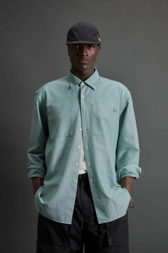 Woolrich Pure Cotton Oxford Shirt by Todd Snyder - Men - Blue 1