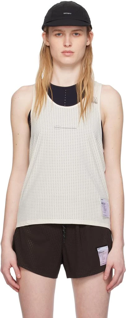 Satisfy Off-White Perforated Tank Top 1