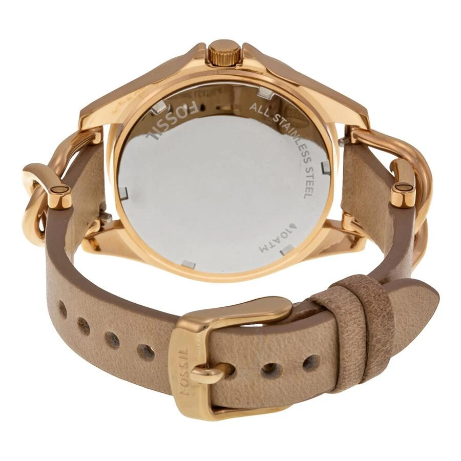 Fossil Riley Multi-Function Sand Dial Bone Leather Ladies Watch ES3466 3