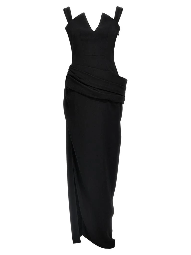 Givenchy V-Neck Draped Dress  On Sale Now with Up to 45% Off | Discover  Exclusive Deals & Savings at BeyondStyle  Authentic Givenchy dresses|apparel  & accessories|women|clothing|adult with Limited-Time Discounts, Free  Shipping,