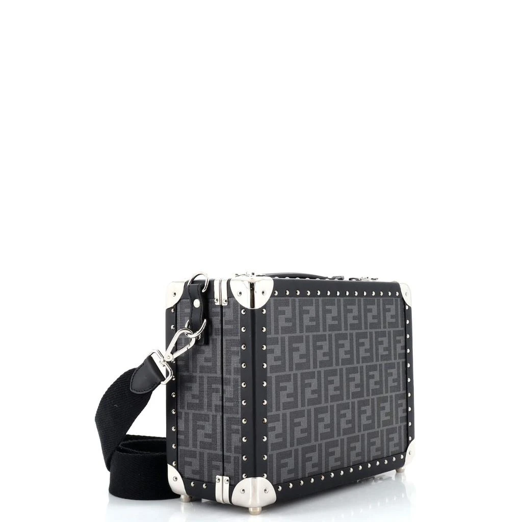 Fendi Rigid Suitcase Zucca Canvas with Leather Small 2
