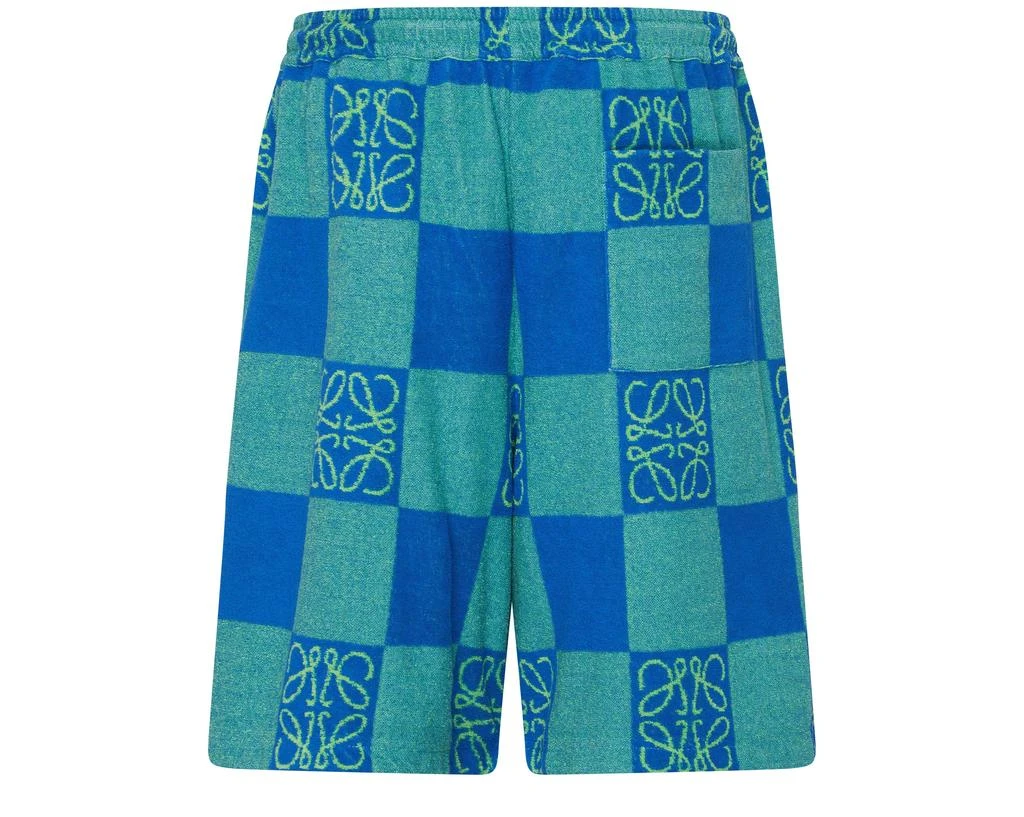Loewe Anagram checkered shorts 3