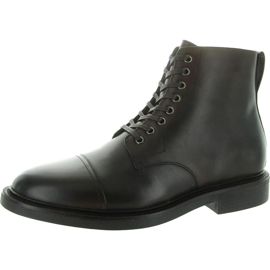 Vibram Mens Lace-Up Leather Combat & Lace-Up Boots