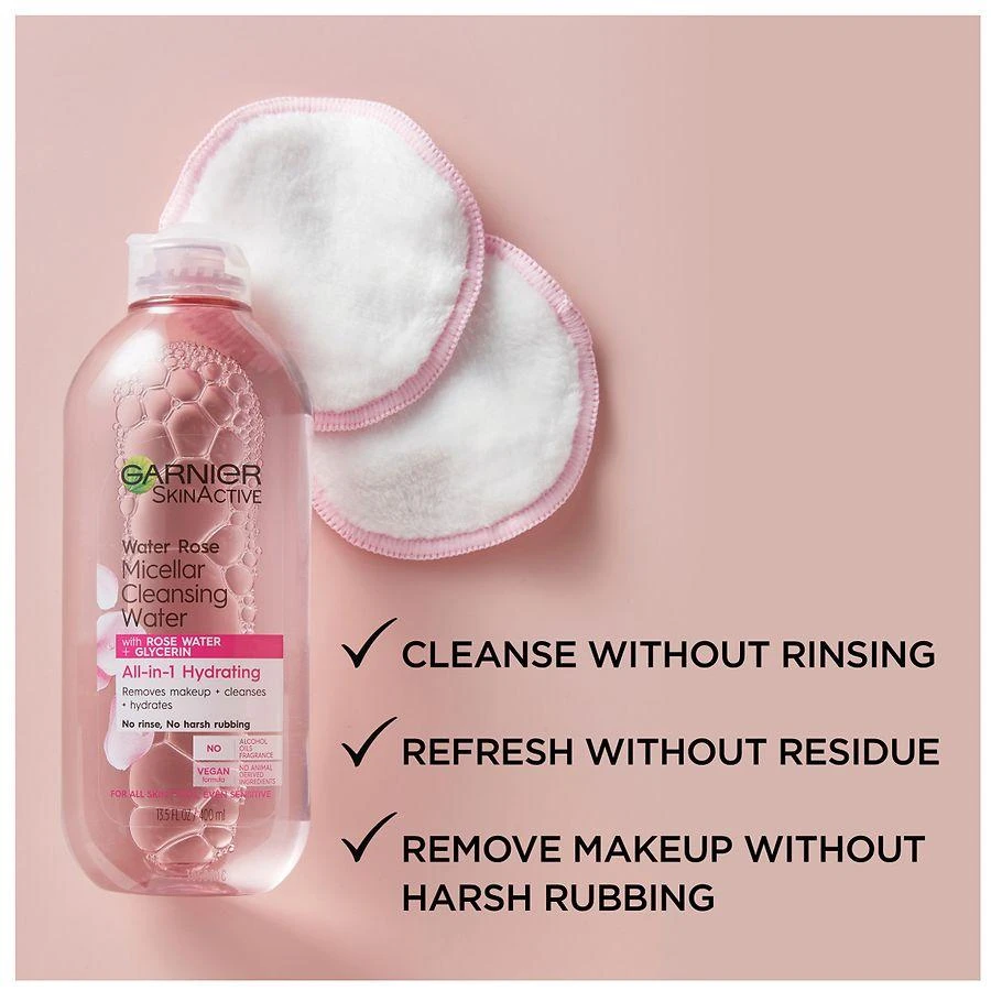 SkinActive Micellar Cleansing Water & Makeup Remover with Rose Water For Normal to Dry Skin 10