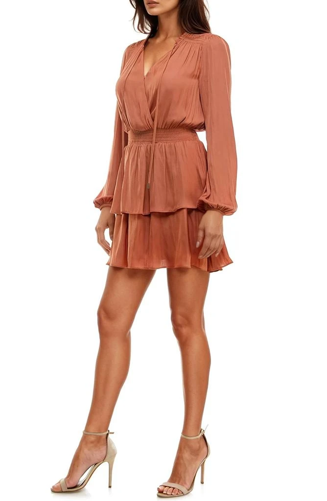 Socialite Long Sleeve Tiered Minidress 3
